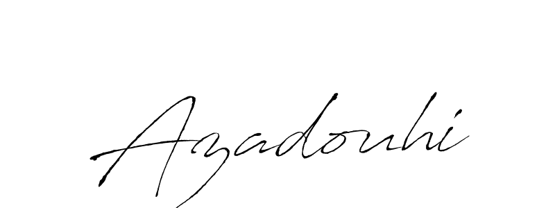 How to make Azadouhi signature? Antro_Vectra is a professional autograph style. Create handwritten signature for Azadouhi name. Azadouhi signature style 6 images and pictures png