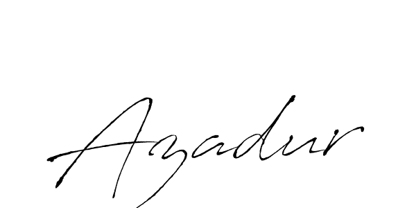 Make a beautiful signature design for name Azadur. With this signature (Antro_Vectra) style, you can create a handwritten signature for free. Azadur signature style 6 images and pictures png