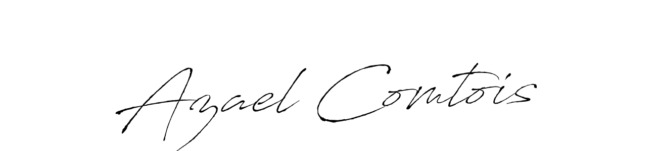 if you are searching for the best signature style for your name Azael Comtois. so please give up your signature search. here we have designed multiple signature styles  using Antro_Vectra. Azael Comtois signature style 6 images and pictures png