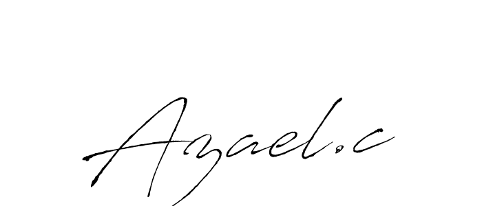 Create a beautiful signature design for name Azael.c. With this signature (Antro_Vectra) fonts, you can make a handwritten signature for free. Azael.c signature style 6 images and pictures png