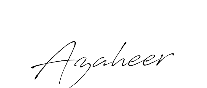 Azaheer stylish signature style. Best Handwritten Sign (Antro_Vectra) for my name. Handwritten Signature Collection Ideas for my name Azaheer. Azaheer signature style 6 images and pictures png