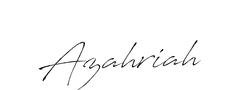 Azahriah stylish signature style. Best Handwritten Sign (Antro_Vectra) for my name. Handwritten Signature Collection Ideas for my name Azahriah. Azahriah signature style 6 images and pictures png