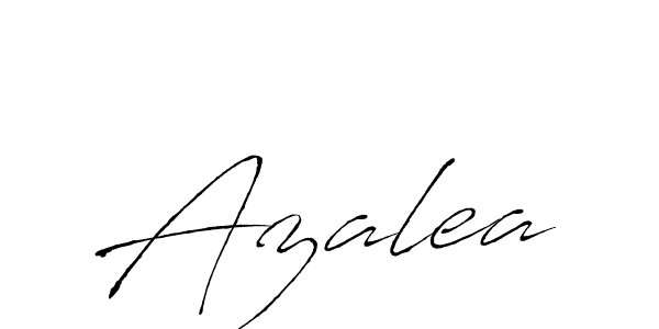 Azalea stylish signature style. Best Handwritten Sign (Antro_Vectra) for my name. Handwritten Signature Collection Ideas for my name Azalea. Azalea signature style 6 images and pictures png