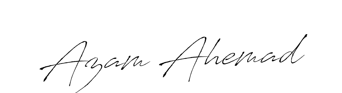 It looks lik you need a new signature style for name Azam Ahemad. Design unique handwritten (Antro_Vectra) signature with our free signature maker in just a few clicks. Azam Ahemad signature style 6 images and pictures png