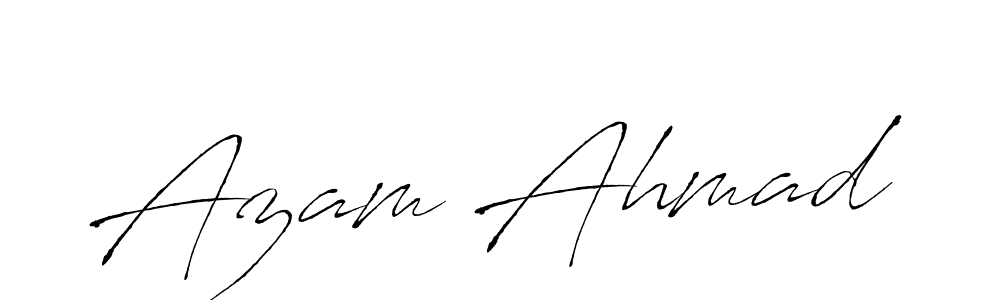 It looks lik you need a new signature style for name Azam Ahmad. Design unique handwritten (Antro_Vectra) signature with our free signature maker in just a few clicks. Azam Ahmad signature style 6 images and pictures png