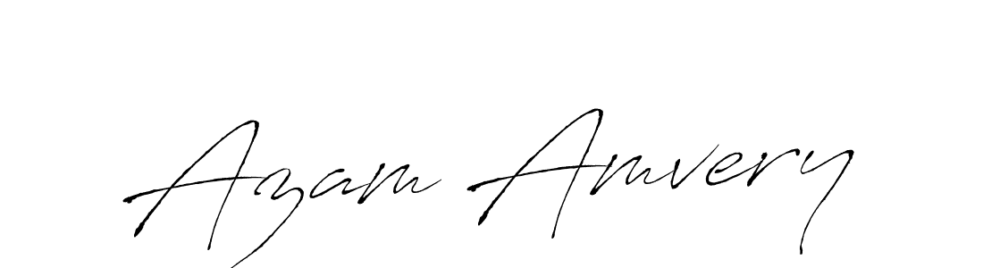 Make a beautiful signature design for name Azam Amvery. Use this online signature maker to create a handwritten signature for free. Azam Amvery signature style 6 images and pictures png