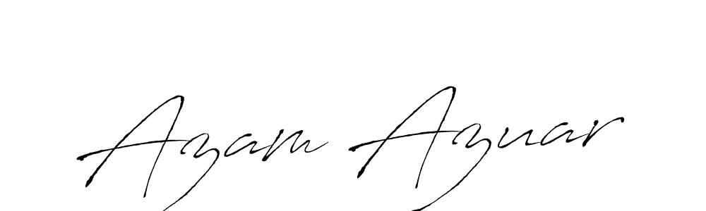 Use a signature maker to create a handwritten signature online. With this signature software, you can design (Antro_Vectra) your own signature for name Azam Azuar. Azam Azuar signature style 6 images and pictures png