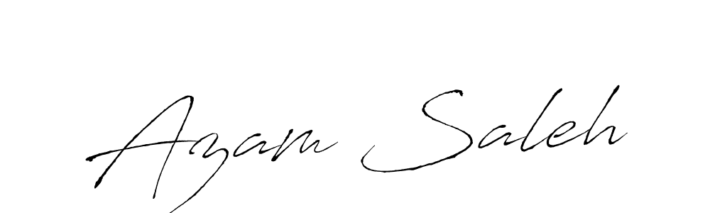 Make a beautiful signature design for name Azam Saleh. Use this online signature maker to create a handwritten signature for free. Azam Saleh signature style 6 images and pictures png