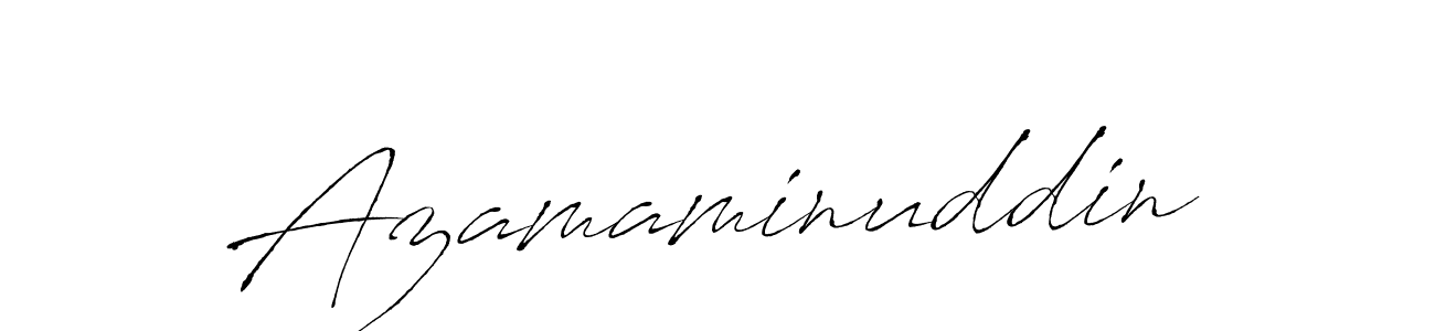 How to make Azamaminuddin signature? Antro_Vectra is a professional autograph style. Create handwritten signature for Azamaminuddin name. Azamaminuddin signature style 6 images and pictures png