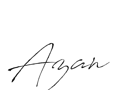 if you are searching for the best signature style for your name Azan. so please give up your signature search. here we have designed multiple signature styles  using Antro_Vectra. Azan signature style 6 images and pictures png