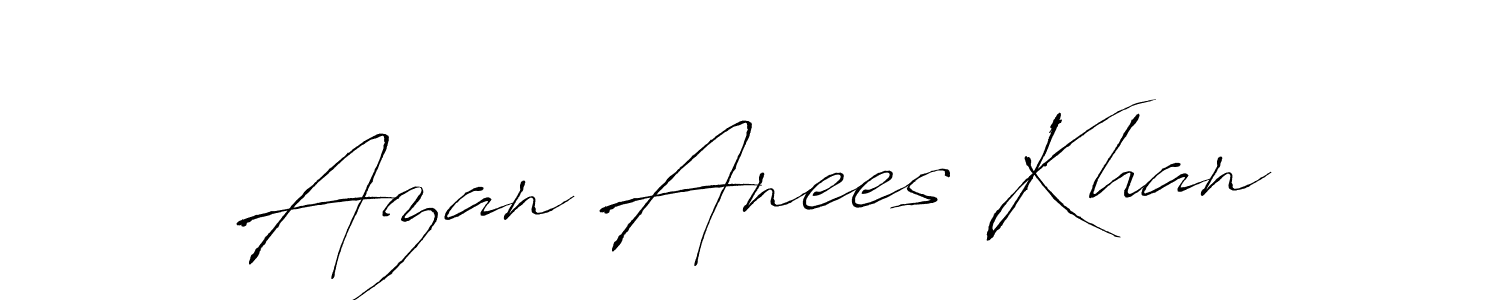 Make a short Azan Anees Khan signature style. Manage your documents anywhere anytime using Antro_Vectra. Create and add eSignatures, submit forms, share and send files easily. Azan Anees Khan signature style 6 images and pictures png