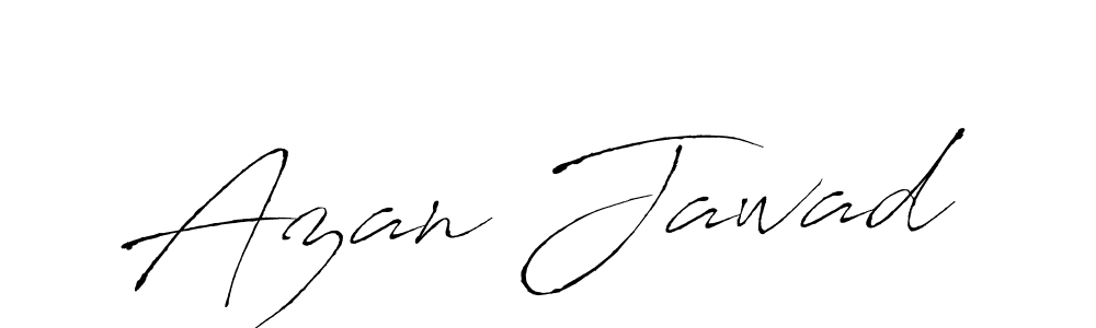 Azan Jawad stylish signature style. Best Handwritten Sign (Antro_Vectra) for my name. Handwritten Signature Collection Ideas for my name Azan Jawad. Azan Jawad signature style 6 images and pictures png