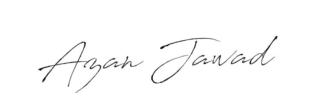 Azan Jawad stylish signature style. Best Handwritten Sign (Antro_Vectra) for my name. Handwritten Signature Collection Ideas for my name Azan Jawad. Azan Jawad signature style 6 images and pictures png