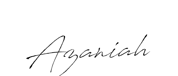 Make a beautiful signature design for name Azaniah. Use this online signature maker to create a handwritten signature for free. Azaniah signature style 6 images and pictures png