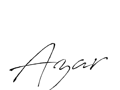 Azar stylish signature style. Best Handwritten Sign (Antro_Vectra) for my name. Handwritten Signature Collection Ideas for my name Azar. Azar signature style 6 images and pictures png