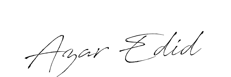 Create a beautiful signature design for name Azar Edid. With this signature (Antro_Vectra) fonts, you can make a handwritten signature for free. Azar Edid signature style 6 images and pictures png