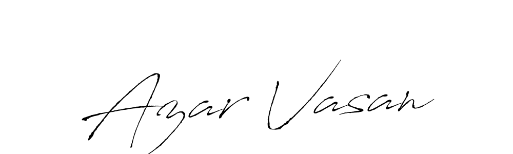 Make a beautiful signature design for name Azar Vasan. Use this online signature maker to create a handwritten signature for free. Azar Vasan signature style 6 images and pictures png