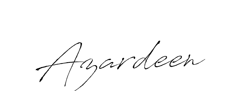 How to make Azardeen signature? Antro_Vectra is a professional autograph style. Create handwritten signature for Azardeen name. Azardeen signature style 6 images and pictures png