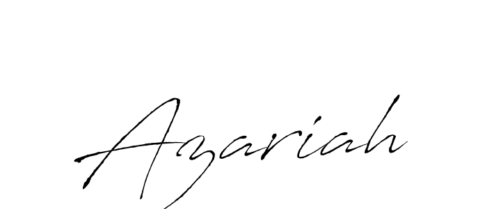 How to make Azariah signature? Antro_Vectra is a professional autograph style. Create handwritten signature for Azariah name. Azariah signature style 6 images and pictures png