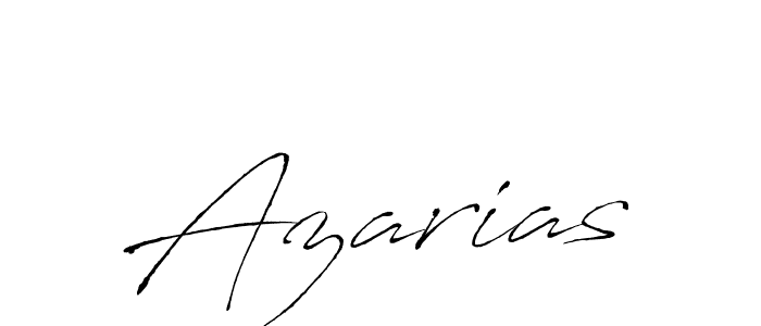 Create a beautiful signature design for name Azarias. With this signature (Antro_Vectra) fonts, you can make a handwritten signature for free. Azarias signature style 6 images and pictures png
