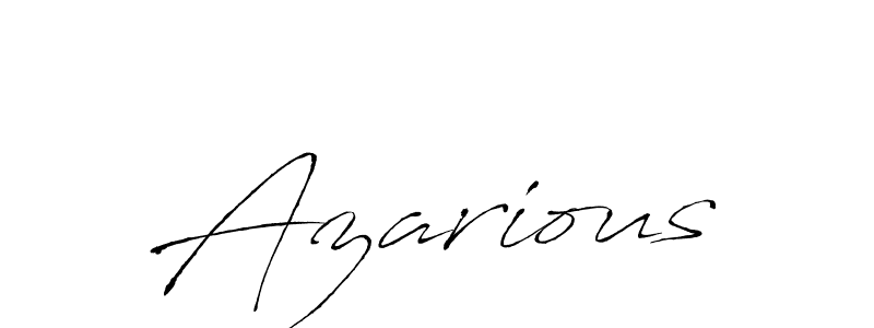 Azarious stylish signature style. Best Handwritten Sign (Antro_Vectra) for my name. Handwritten Signature Collection Ideas for my name Azarious. Azarious signature style 6 images and pictures png