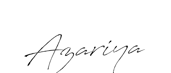 Also we have Azariya name is the best signature style. Create professional handwritten signature collection using Antro_Vectra autograph style. Azariya signature style 6 images and pictures png