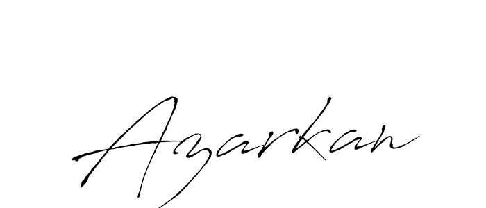 Make a beautiful signature design for name Azarkan. Use this online signature maker to create a handwritten signature for free. Azarkan signature style 6 images and pictures png