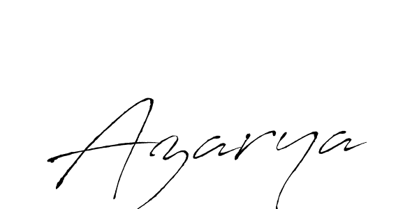 Make a beautiful signature design for name Azarya. With this signature (Antro_Vectra) style, you can create a handwritten signature for free. Azarya signature style 6 images and pictures png