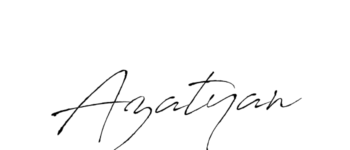 Make a beautiful signature design for name Azatyan. Use this online signature maker to create a handwritten signature for free. Azatyan signature style 6 images and pictures png