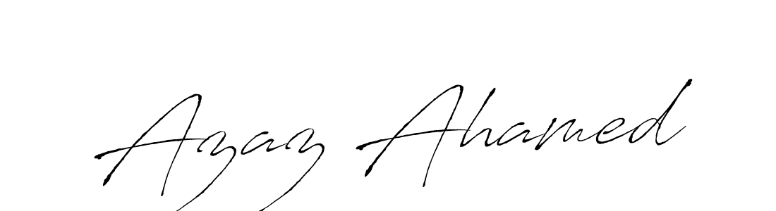 The best way (Antro_Vectra) to make a short signature is to pick only two or three words in your name. The name Azaz Ahamed include a total of six letters. For converting this name. Azaz Ahamed signature style 6 images and pictures png