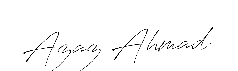 Make a beautiful signature design for name Azaz Ahmad. With this signature (Antro_Vectra) style, you can create a handwritten signature for free. Azaz Ahmad signature style 6 images and pictures png