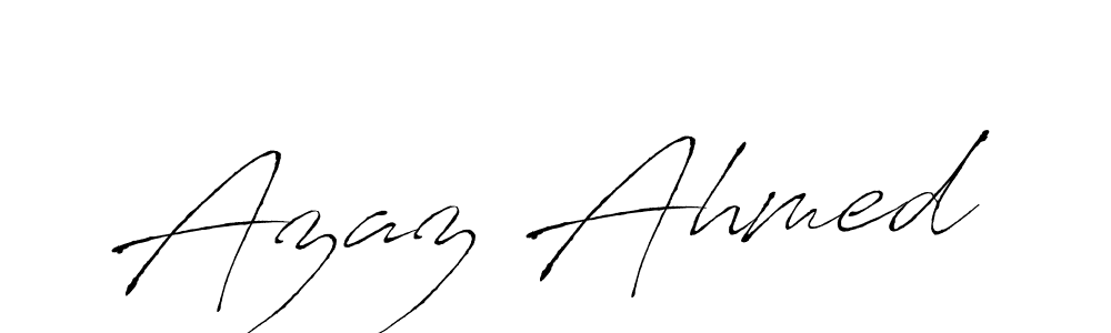 Create a beautiful signature design for name Azaz Ahmed. With this signature (Antro_Vectra) fonts, you can make a handwritten signature for free. Azaz Ahmed signature style 6 images and pictures png