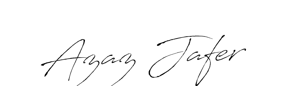 How to make Azaz Jafer name signature. Use Antro_Vectra style for creating short signs online. This is the latest handwritten sign. Azaz Jafer signature style 6 images and pictures png