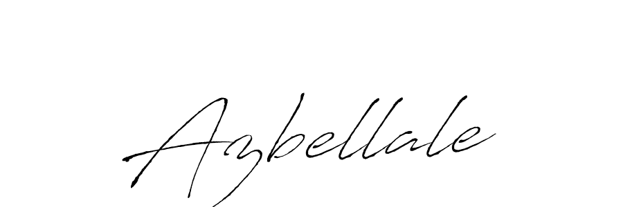 How to make Azbellale name signature. Use Antro_Vectra style for creating short signs online. This is the latest handwritten sign. Azbellale signature style 6 images and pictures png