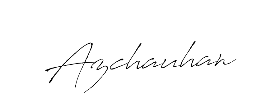 Also we have Azchauhan name is the best signature style. Create professional handwritten signature collection using Antro_Vectra autograph style. Azchauhan signature style 6 images and pictures png