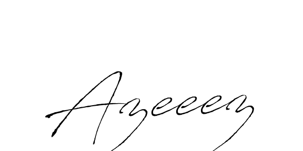 How to make Azeeez signature? Antro_Vectra is a professional autograph style. Create handwritten signature for Azeeez name. Azeeez signature style 6 images and pictures png