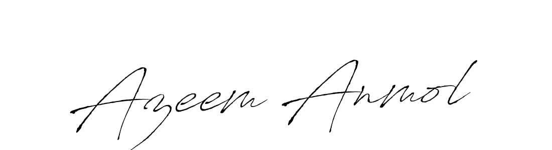 Also You can easily find your signature by using the search form. We will create Azeem Anmol name handwritten signature images for you free of cost using Antro_Vectra sign style. Azeem Anmol signature style 6 images and pictures png