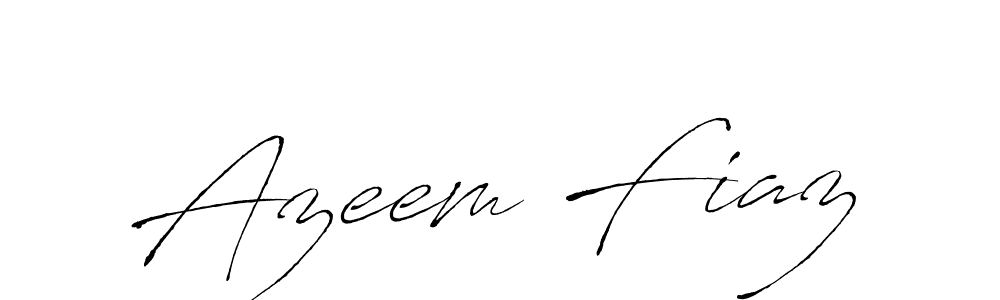 Use a signature maker to create a handwritten signature online. With this signature software, you can design (Antro_Vectra) your own signature for name Azeem Fiaz. Azeem Fiaz signature style 6 images and pictures png