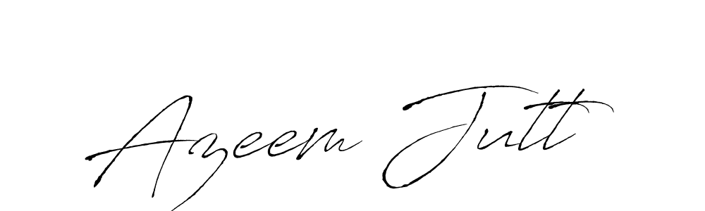 Also we have Azeem Jutt name is the best signature style. Create professional handwritten signature collection using Antro_Vectra autograph style. Azeem Jutt signature style 6 images and pictures png