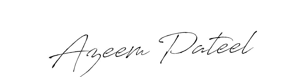 Also You can easily find your signature by using the search form. We will create Azeem Pateel name handwritten signature images for you free of cost using Antro_Vectra sign style. Azeem Pateel signature style 6 images and pictures png