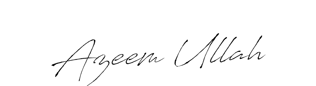 Antro_Vectra is a professional signature style that is perfect for those who want to add a touch of class to their signature. It is also a great choice for those who want to make their signature more unique. Get Azeem Ullah name to fancy signature for free. Azeem Ullah signature style 6 images and pictures png