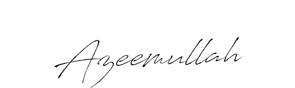 Create a beautiful signature design for name Azeemullah. With this signature (Antro_Vectra) fonts, you can make a handwritten signature for free. Azeemullah signature style 6 images and pictures png