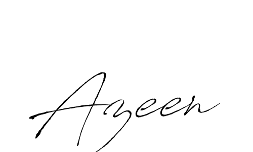 Create a beautiful signature design for name Azeen. With this signature (Antro_Vectra) fonts, you can make a handwritten signature for free. Azeen signature style 6 images and pictures png