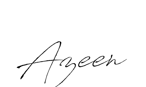 How to make Azeen signature? Antro_Vectra is a professional autograph style. Create handwritten signature for Azeen name. Azeen signature style 6 images and pictures png