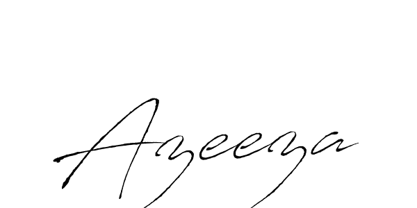 Azeeza stylish signature style. Best Handwritten Sign (Antro_Vectra) for my name. Handwritten Signature Collection Ideas for my name Azeeza. Azeeza signature style 6 images and pictures png