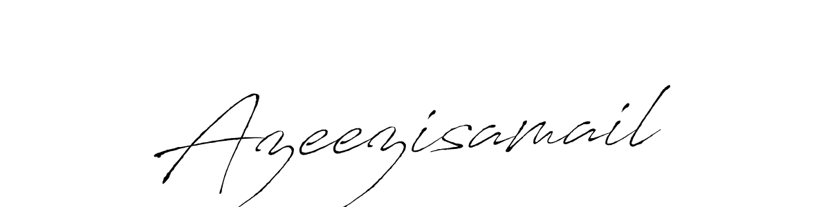 The best way (Antro_Vectra) to make a short signature is to pick only two or three words in your name. The name Azeezisamail include a total of six letters. For converting this name. Azeezisamail signature style 6 images and pictures png