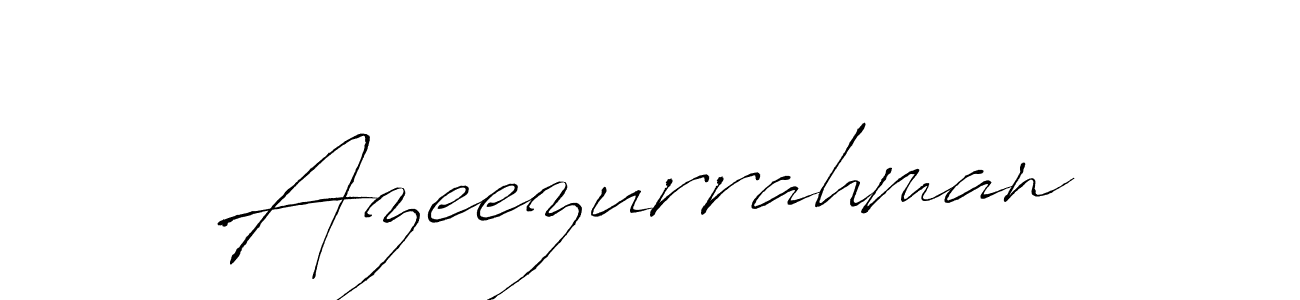 How to make Azeezurrahman signature? Antro_Vectra is a professional autograph style. Create handwritten signature for Azeezurrahman name. Azeezurrahman signature style 6 images and pictures png