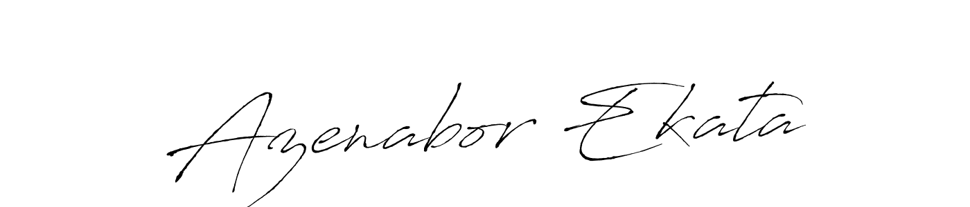 Design your own signature with our free online signature maker. With this signature software, you can create a handwritten (Antro_Vectra) signature for name Azenabor Ekata. Azenabor Ekata signature style 6 images and pictures png