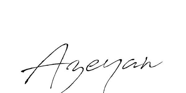 How to make Azeyan signature? Antro_Vectra is a professional autograph style. Create handwritten signature for Azeyan name. Azeyan signature style 6 images and pictures png