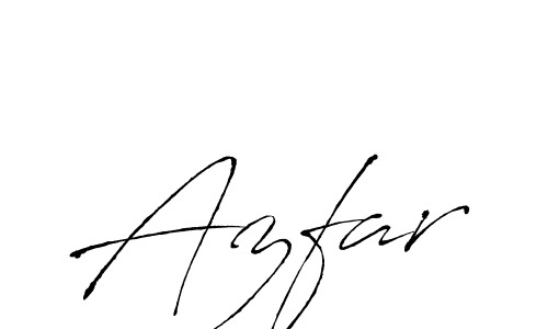 Create a beautiful signature design for name Azfar. With this signature (Antro_Vectra) fonts, you can make a handwritten signature for free. Azfar signature style 6 images and pictures png